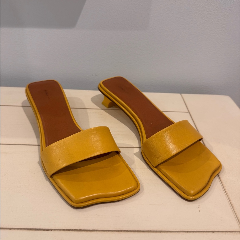 Rejina Pyo Mustard Yellow Mules